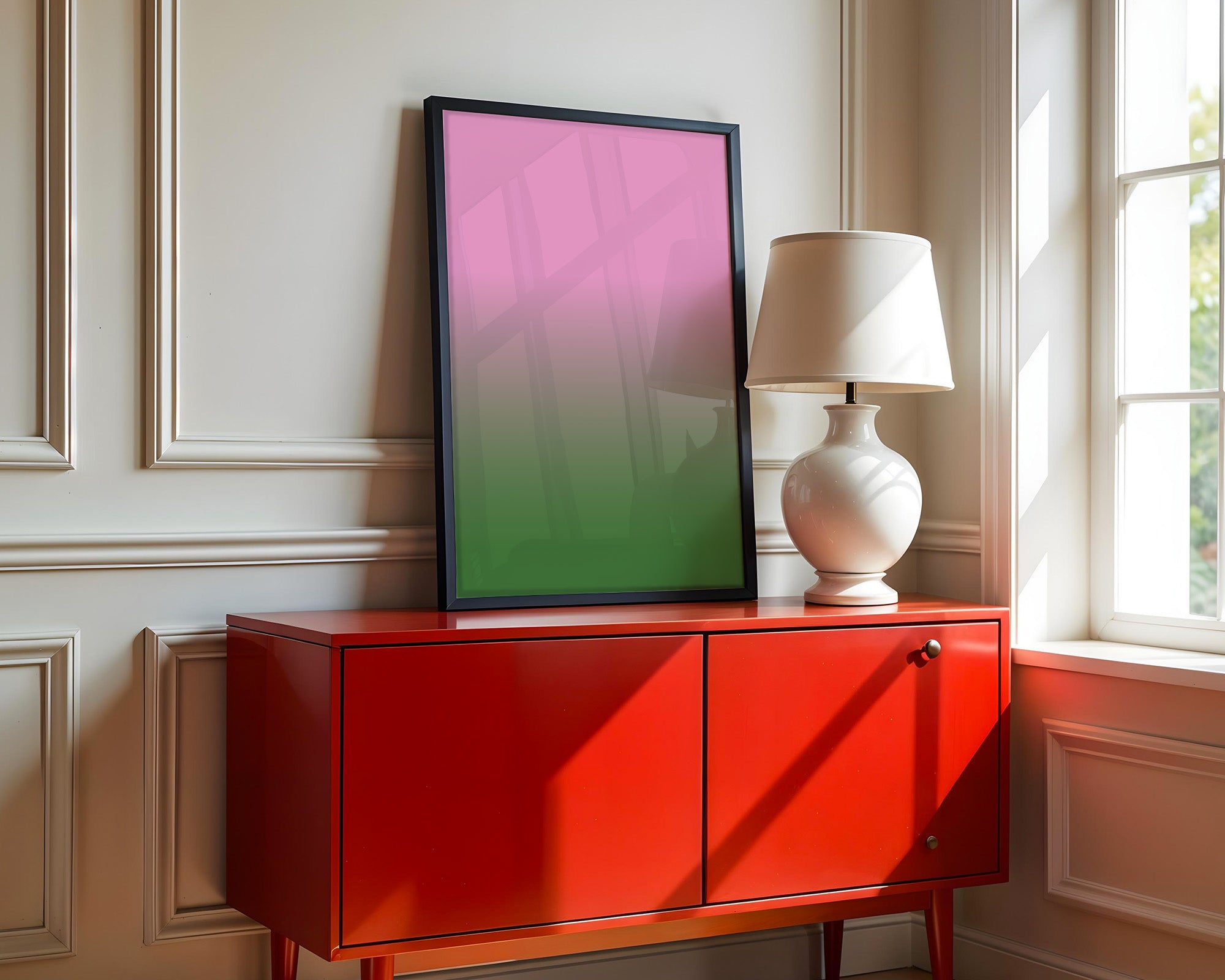 Farbverlauf Rosa Grün Pastell