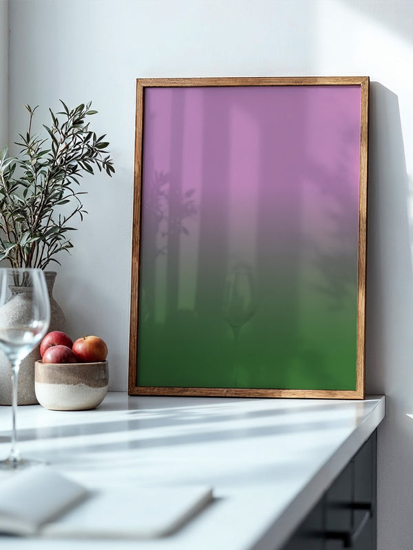 Farbverlauf Rosa Grün Pastell