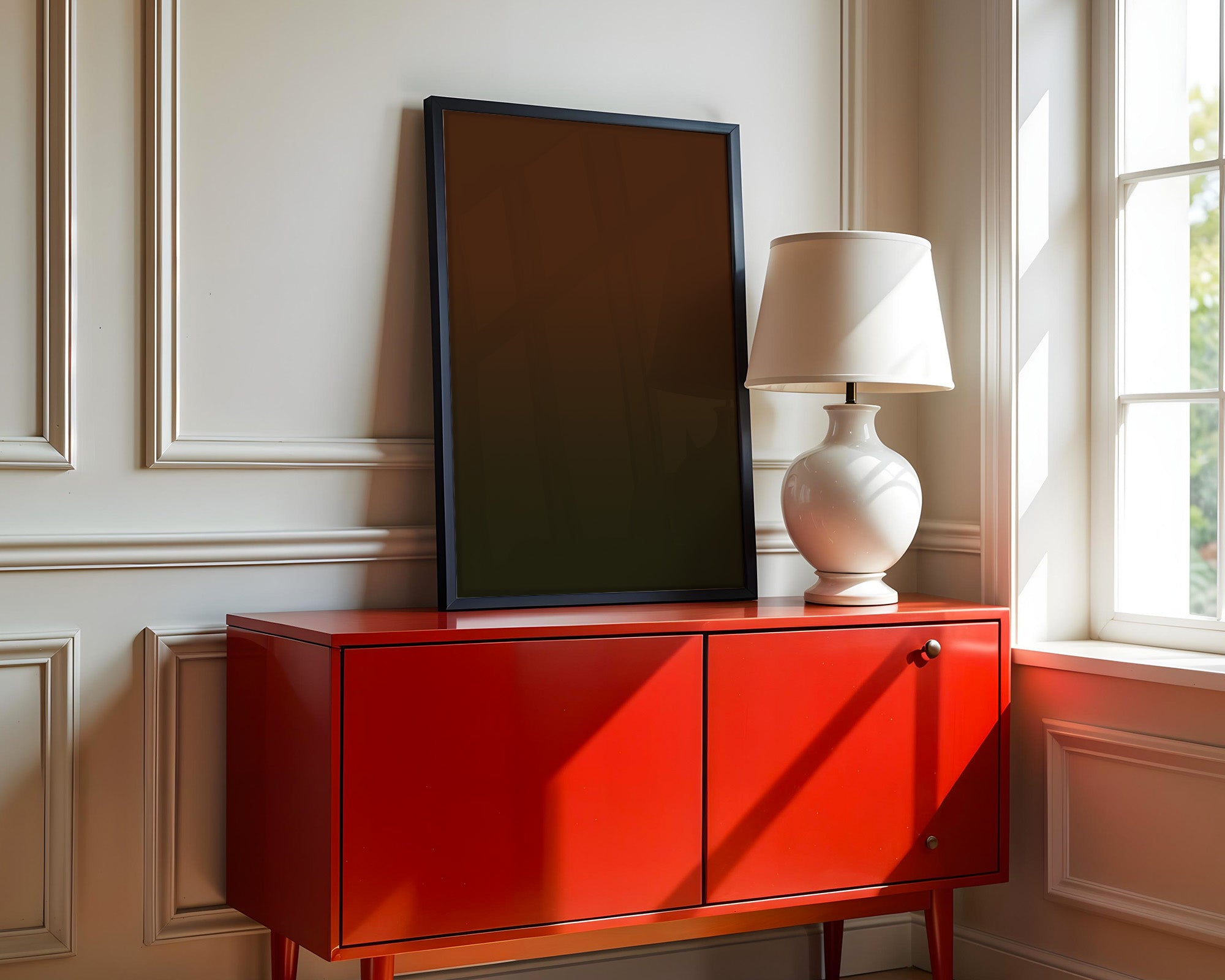 Brauner Farbverlauf minimalistisch