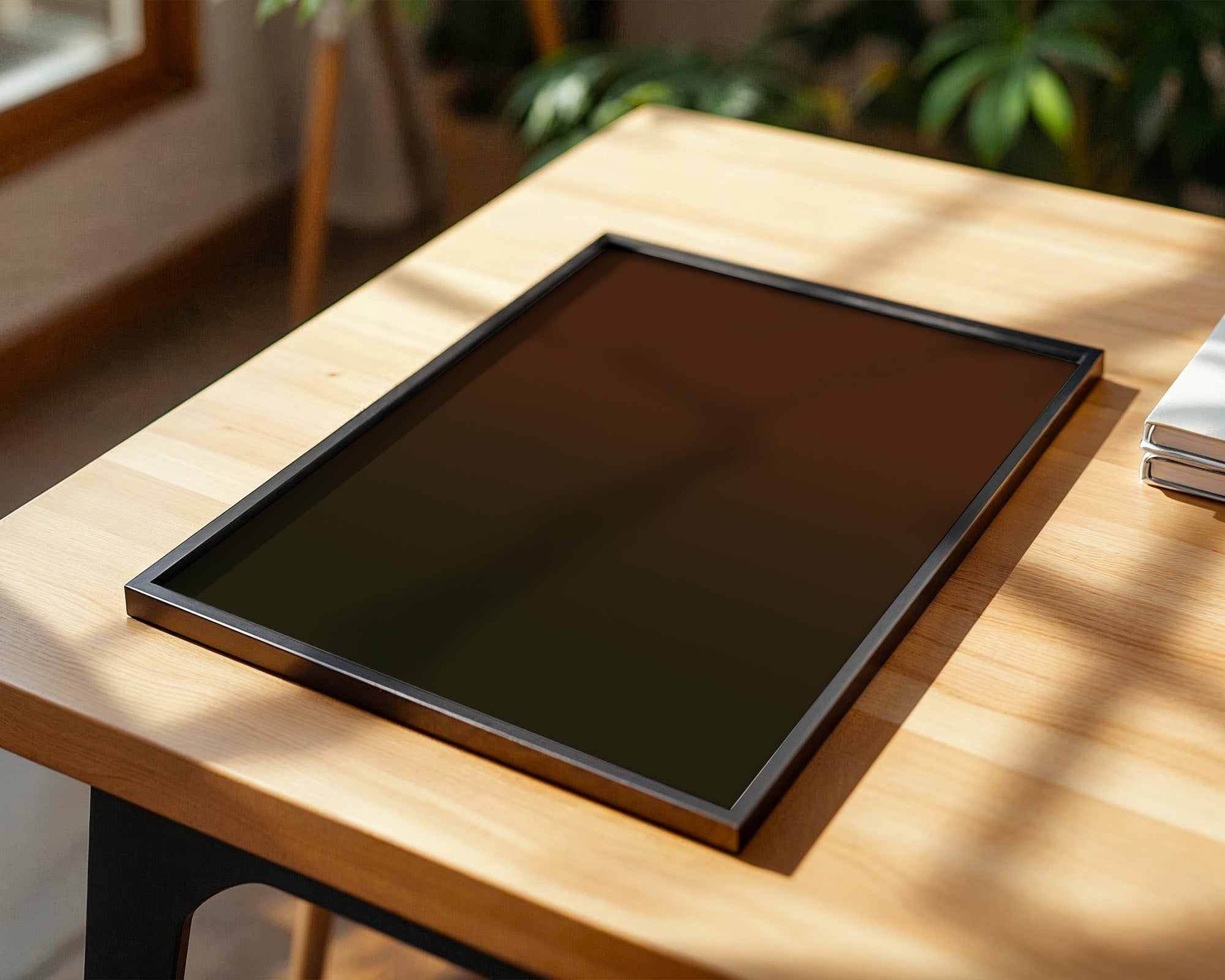 Brauner Farbverlauf minimalistisch