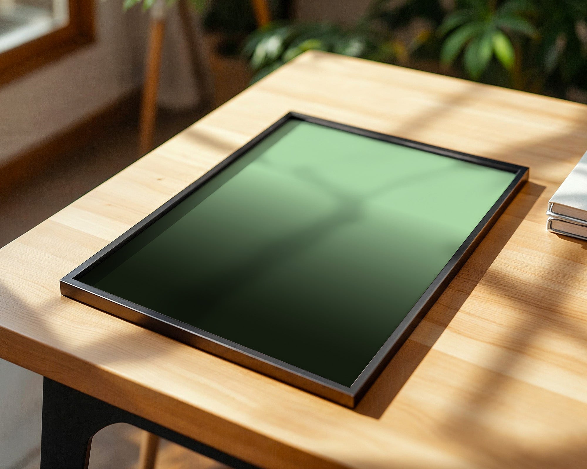 Grüner Farbverlauf sanft