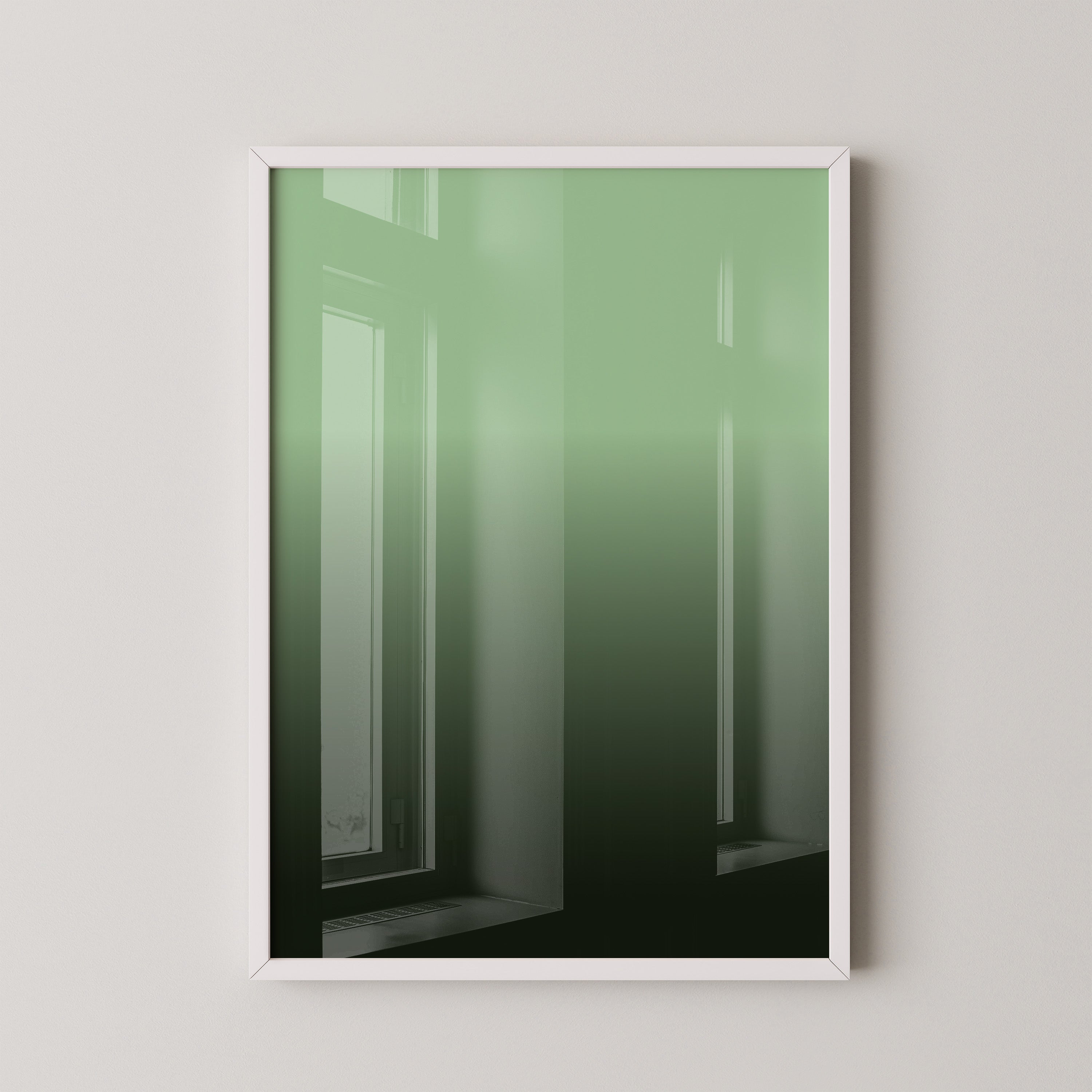 Grüner Farbverlauf sanft