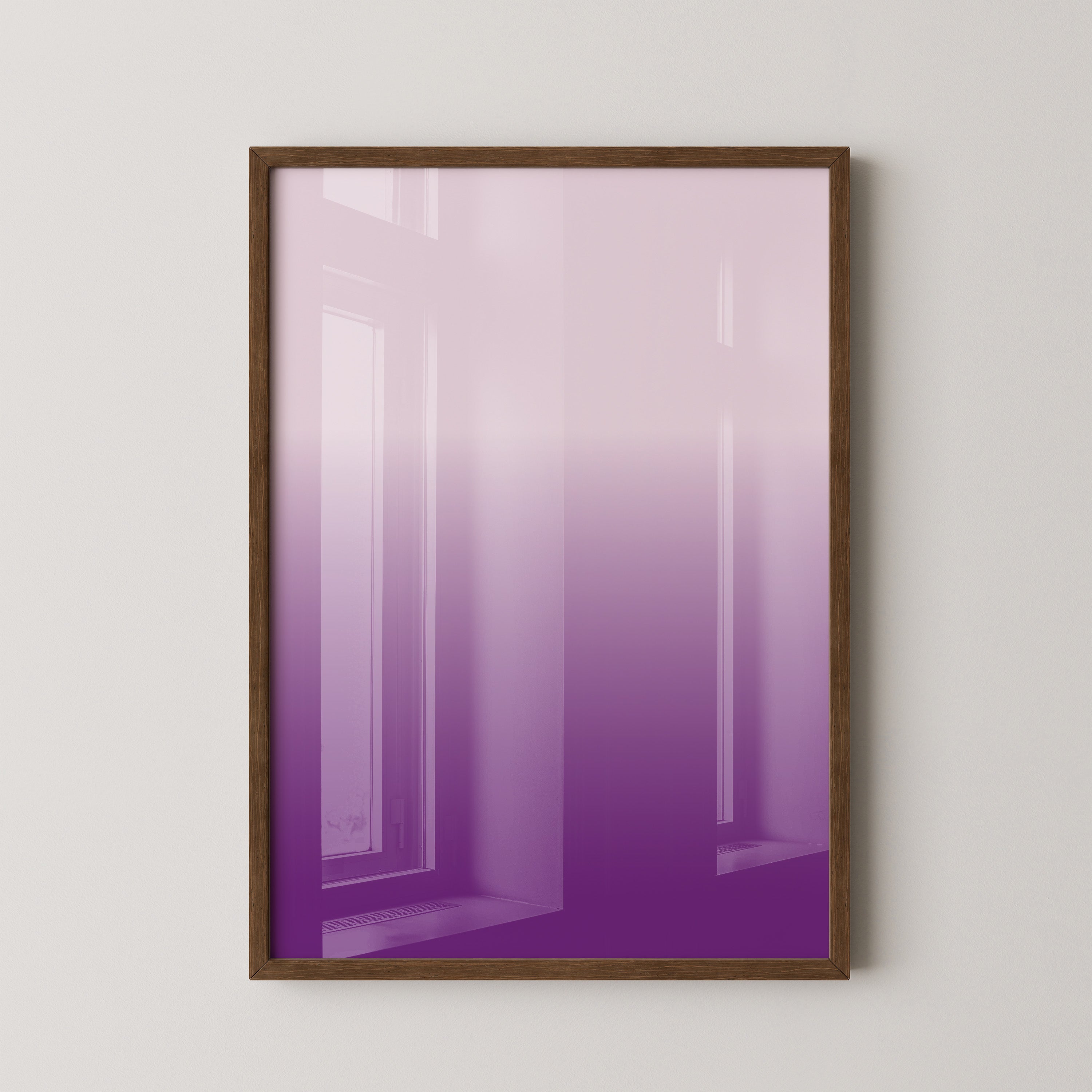 Verlauf Rosa zu Violett