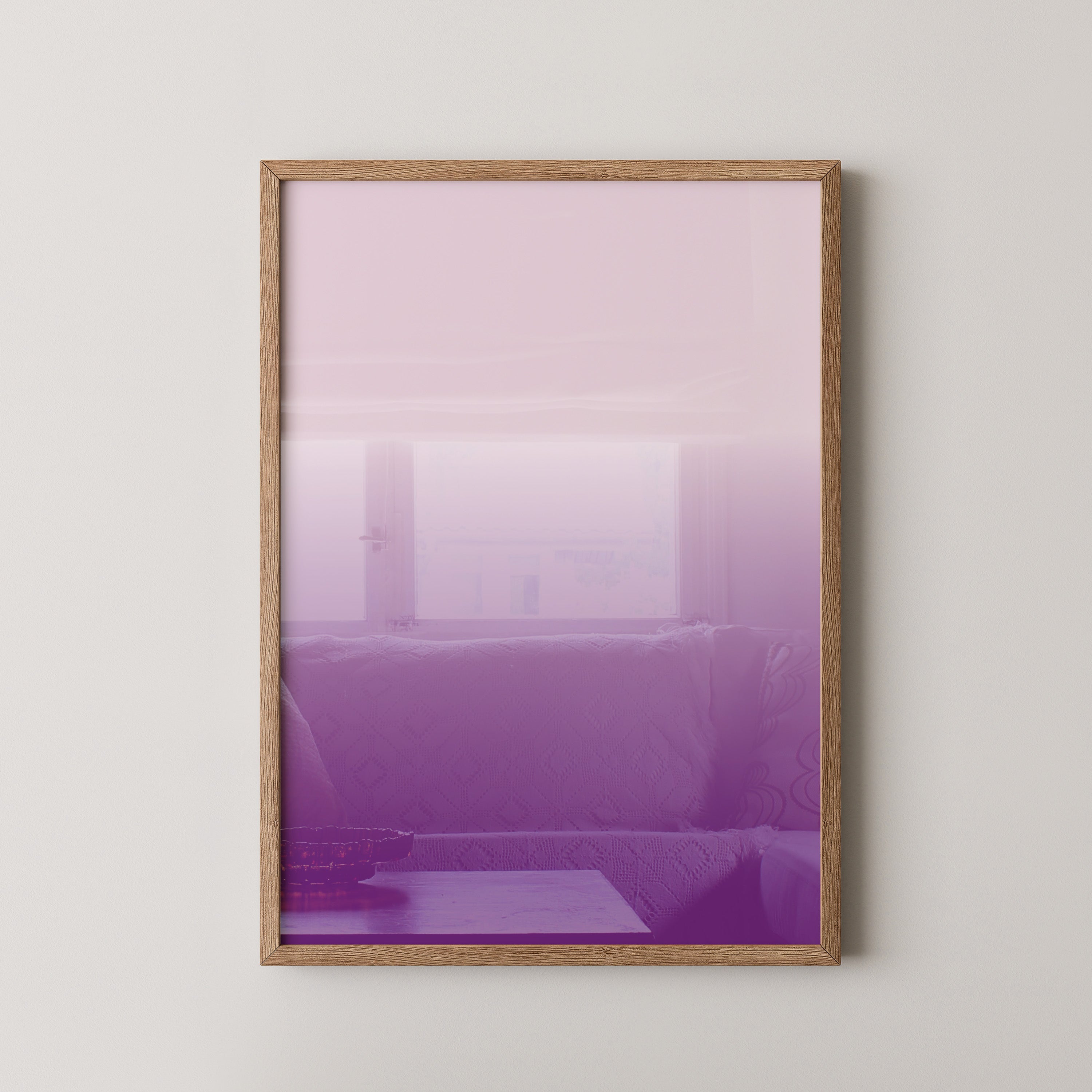 Verlauf Rosa zu Violett