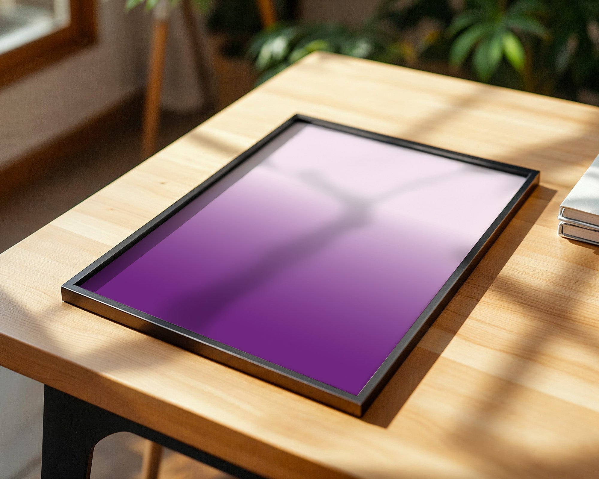 Verlauf Rosa zu Violett