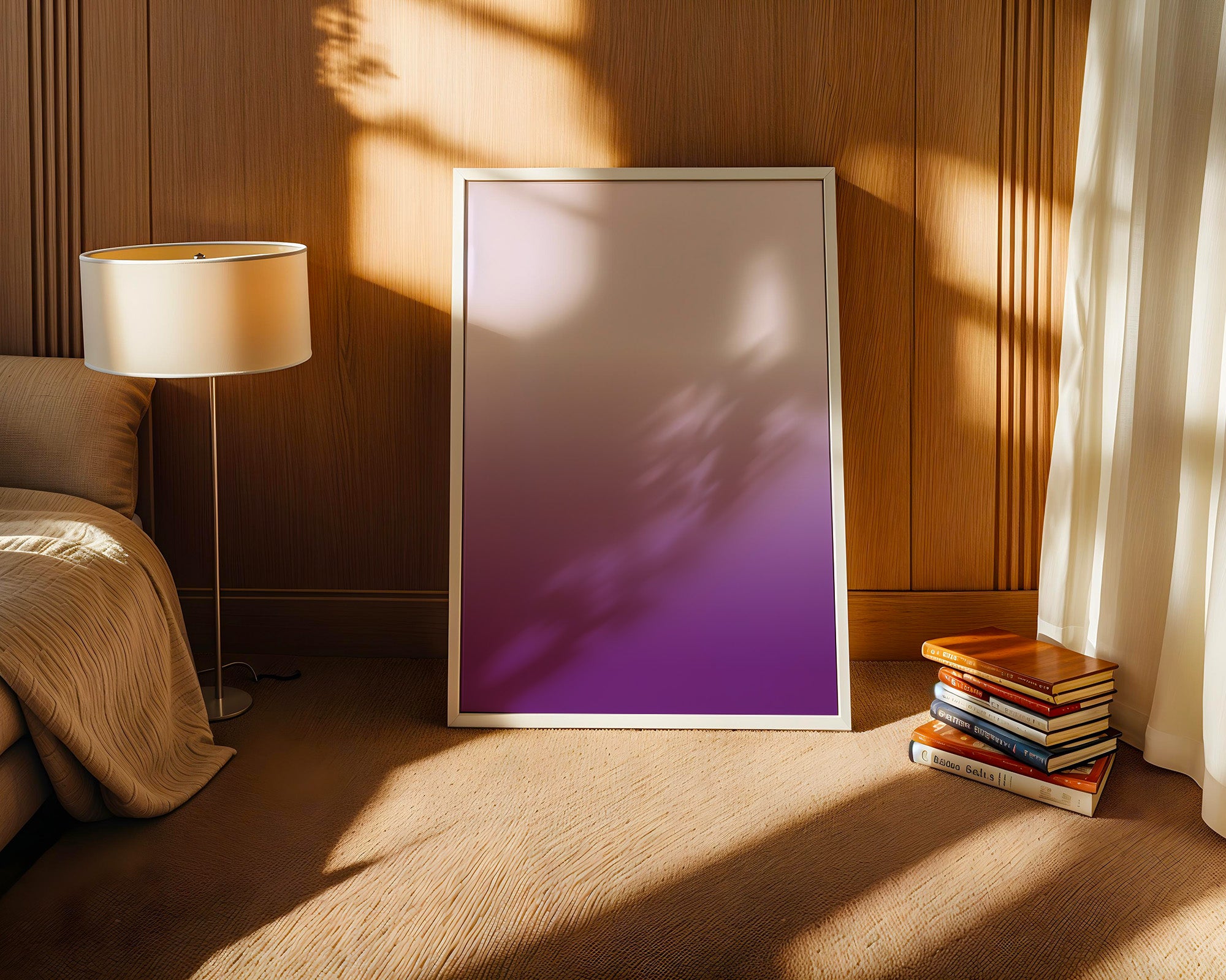 Verlauf Rosa zu Violett