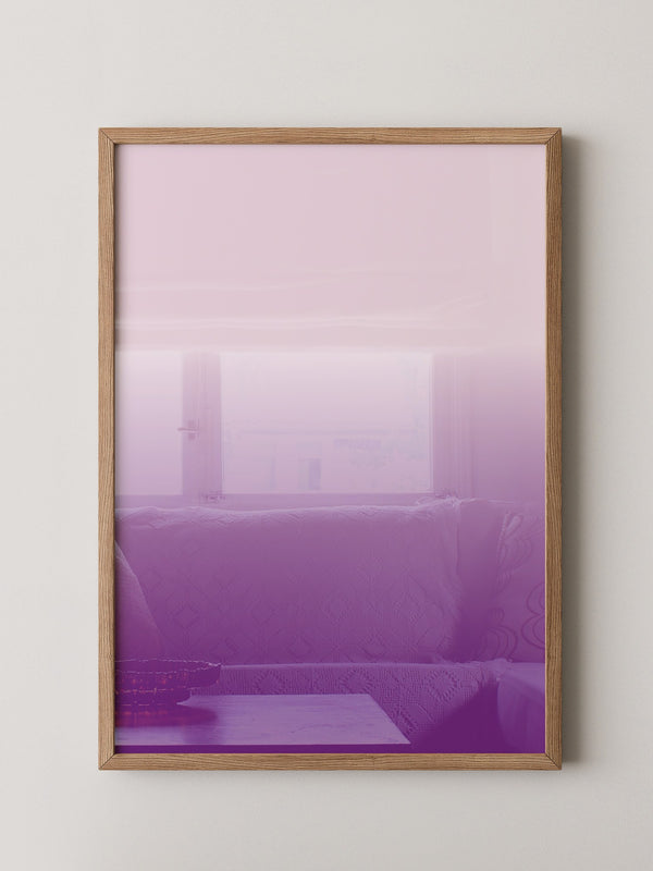 Verlauf Rosa zu Violett