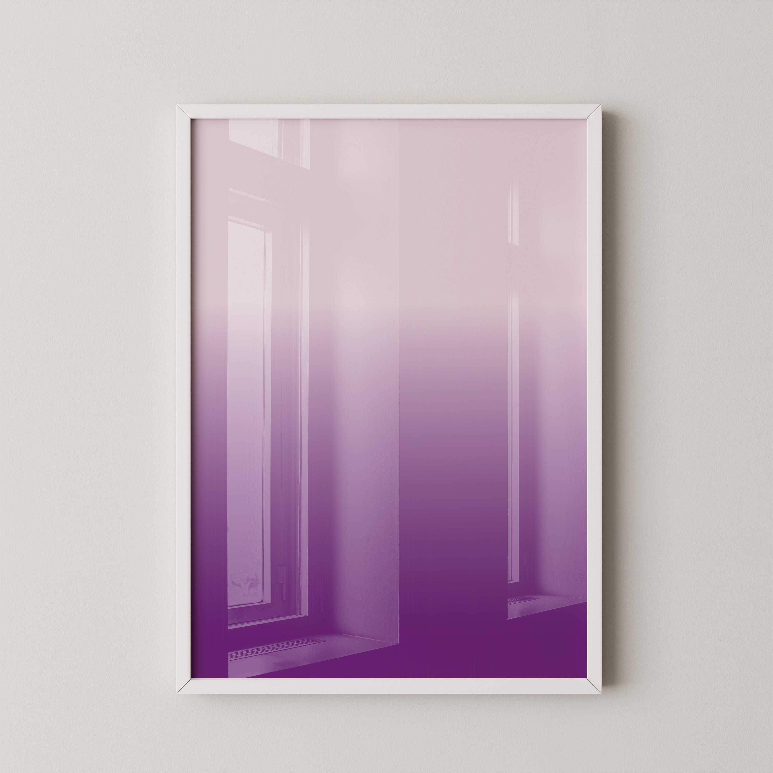 Verlauf Rosa zu Violett