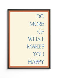 Motivationsspruch Retro Typografie