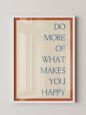 Motivationsspruch Retro Typografie