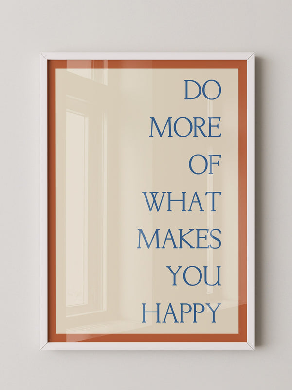 Motivationsspruch Retro Typografie