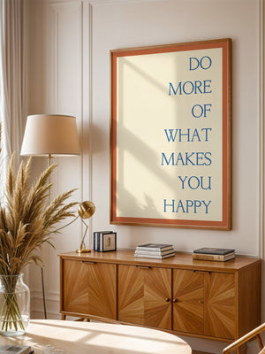 Motivationsspruch Retro Typografie