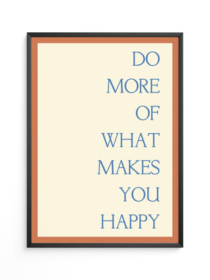 Motivationsspruch Retro Typografie