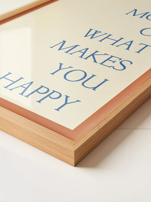 Motivationsspruch Retro Typografie