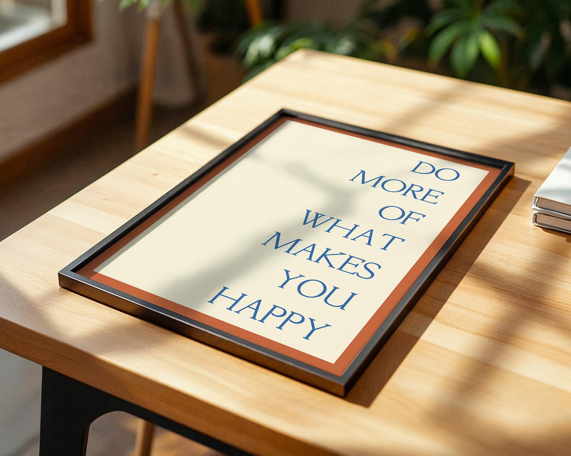 Motivationsspruch Retro Typografie