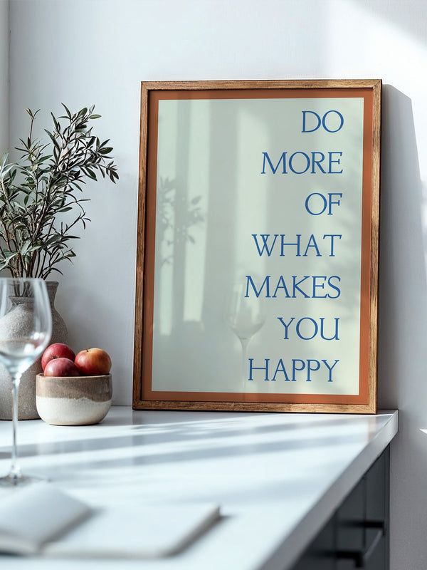 Motivationsspruch Retro Typografie