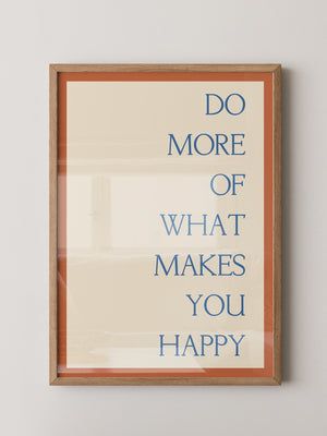 Motivationsspruch Retro Typografie