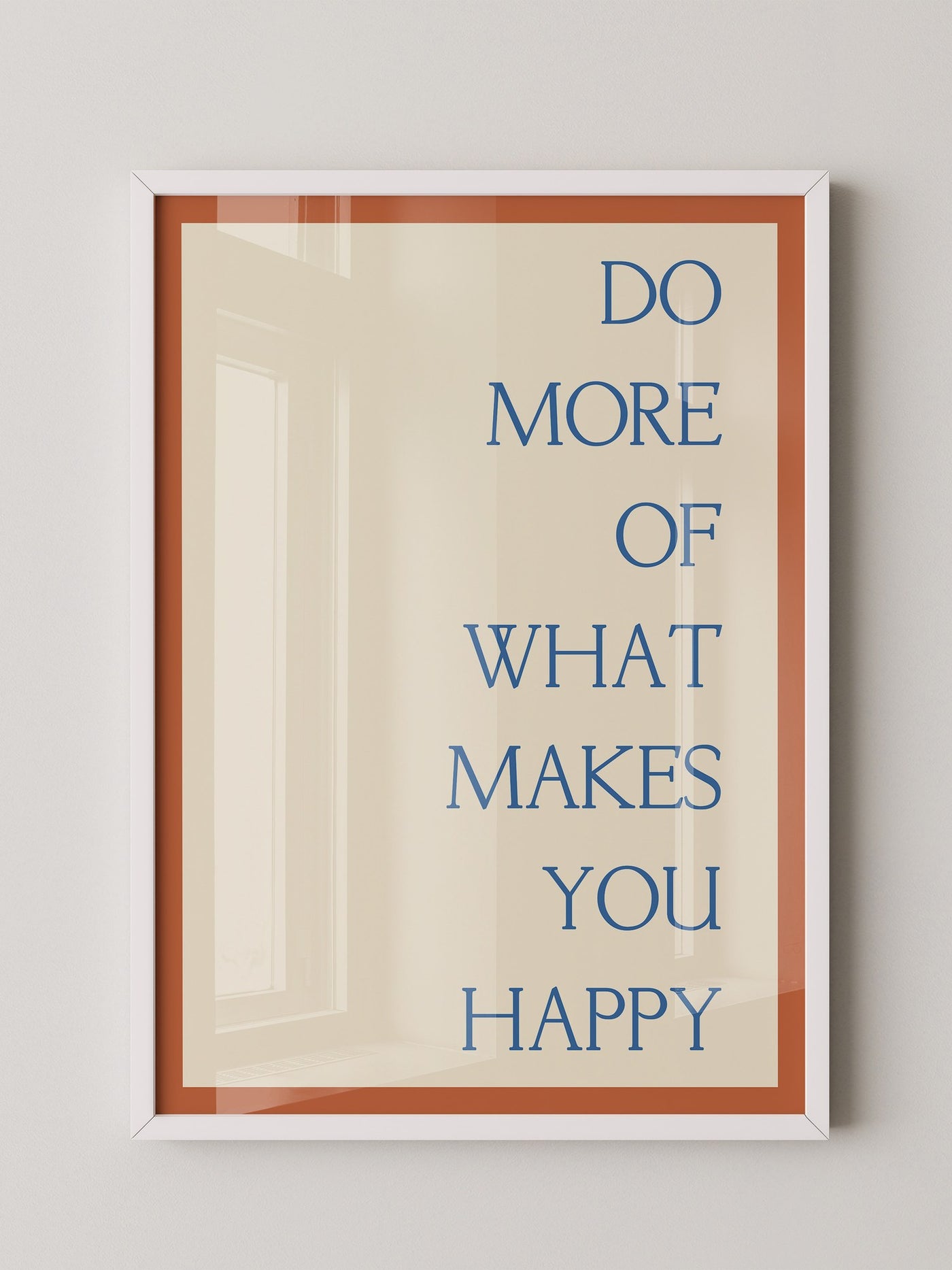 Motivationsspruch Retro Typografie