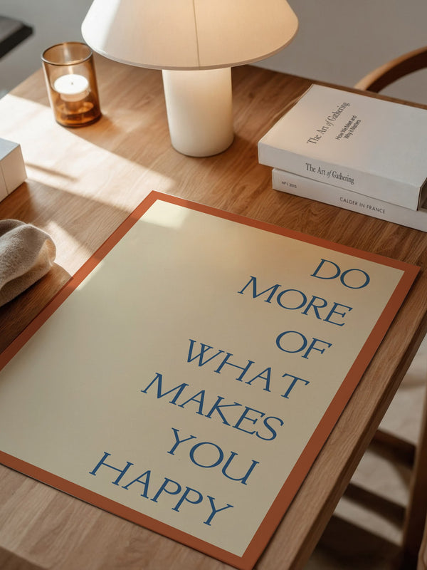 Motivationsspruch Retro Typografie