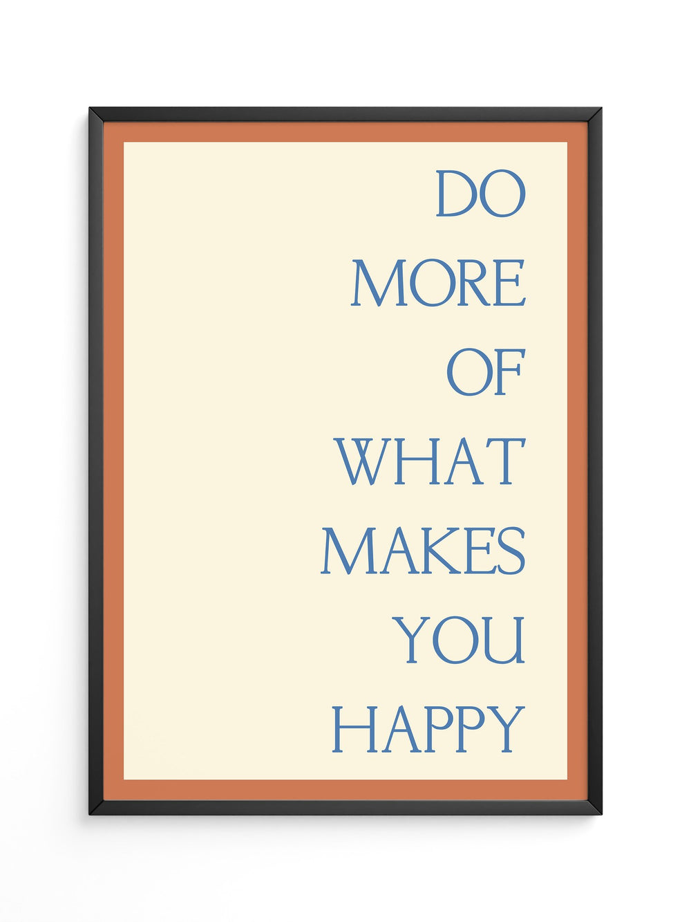 Motivationsspruch Retro Typografie