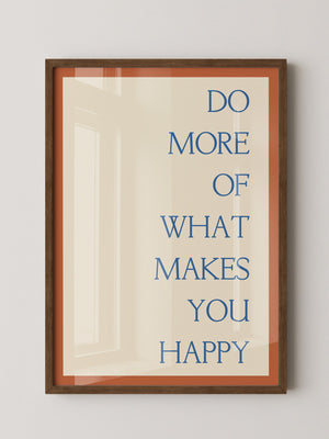 Motivationsspruch Retro Typografie