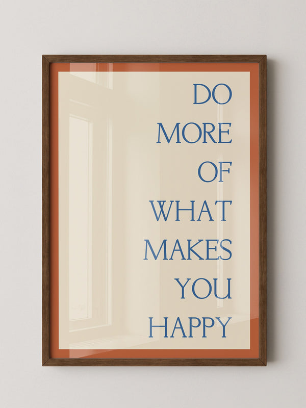 Motivationsspruch Retro Typografie