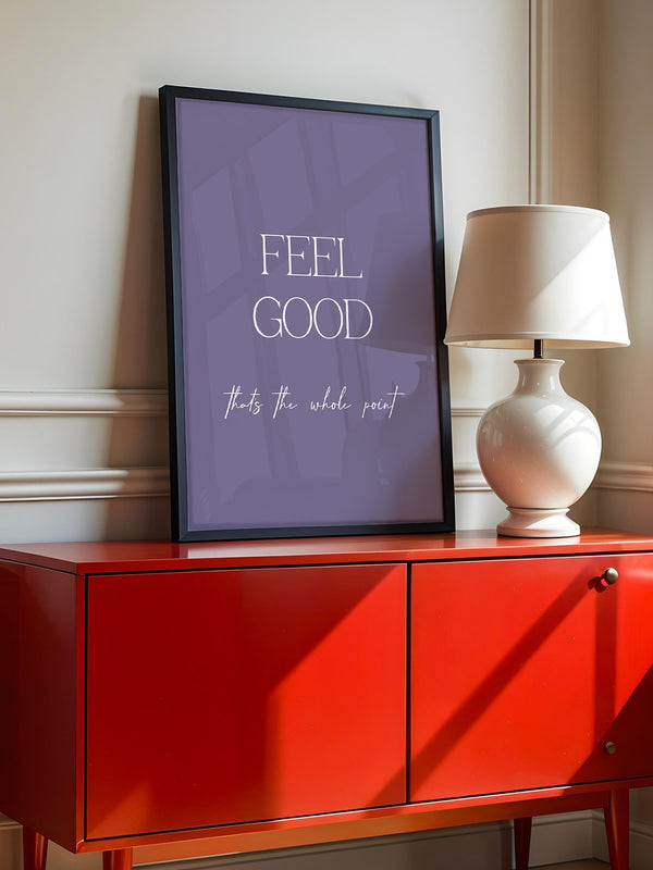 Feel Good Botschaft Lila