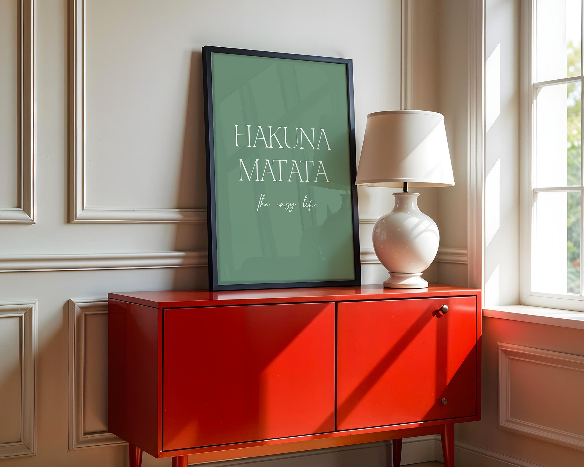 Hakuna Matata Minimalistisch Grün