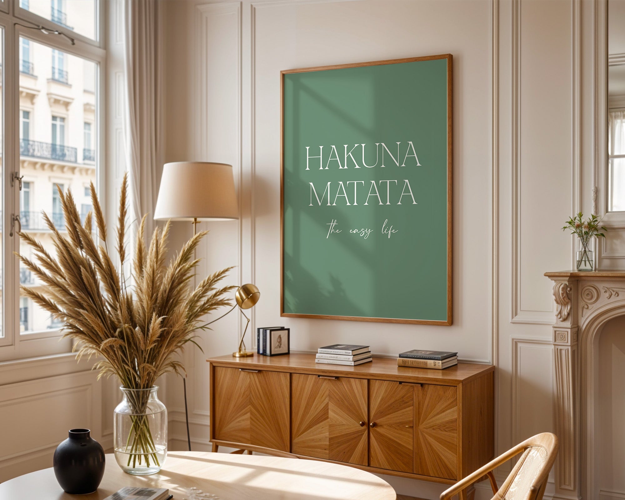 Hakuna Matata Minimalistisch Grün