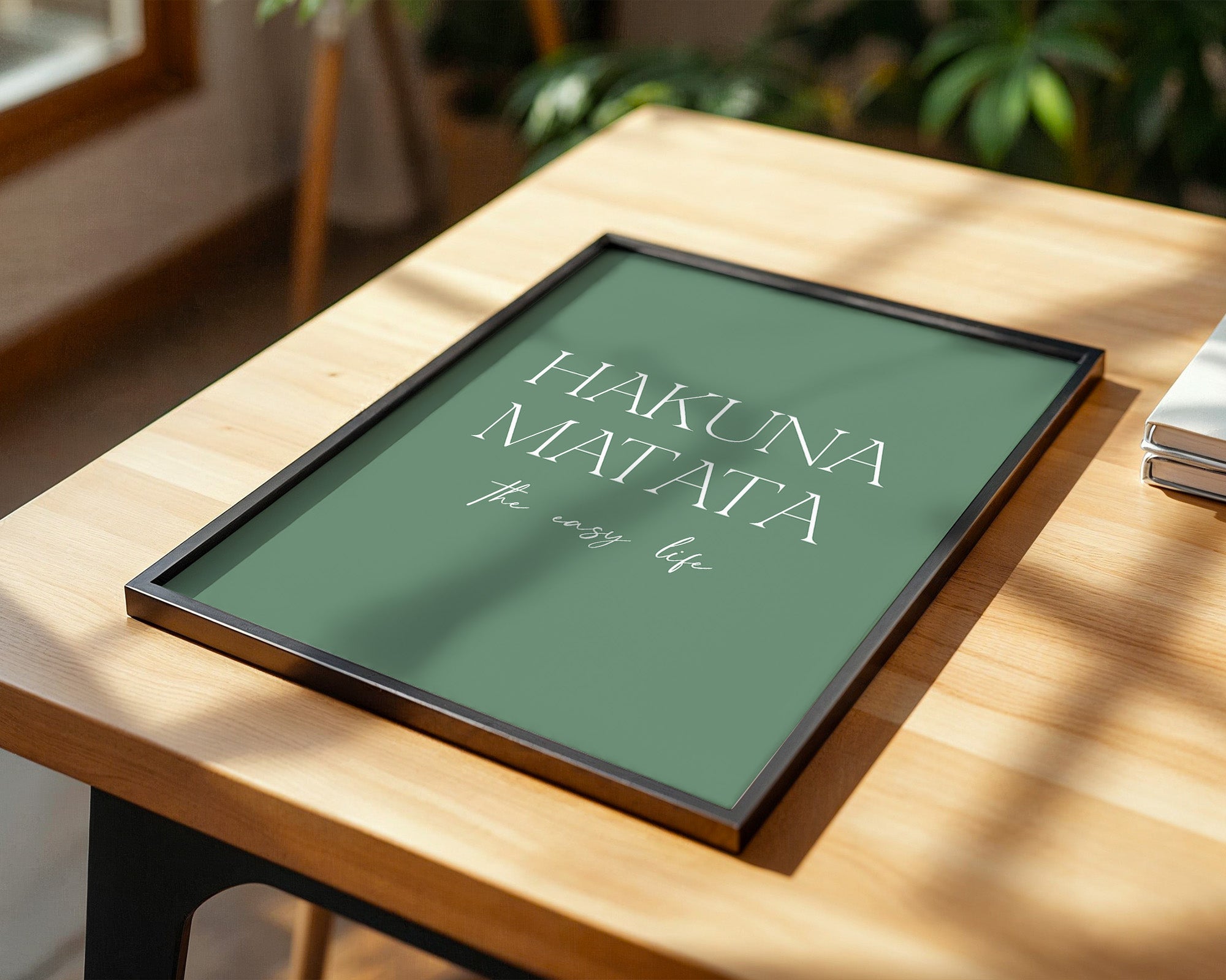 Hakuna Matata Minimalistisch Grün