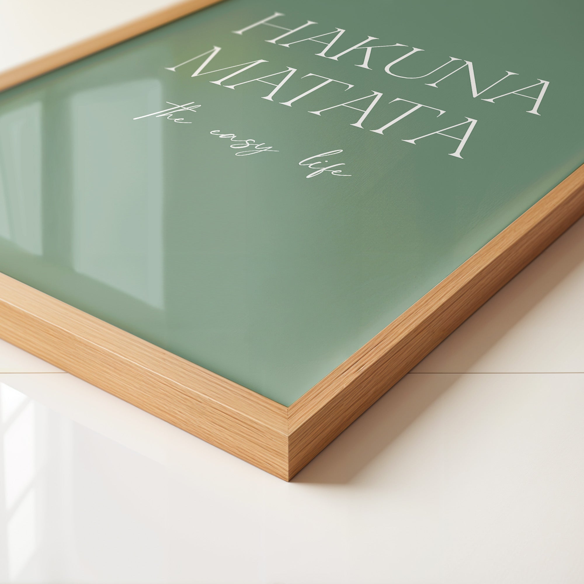 Hakuna Matata Minimalistisch Grün