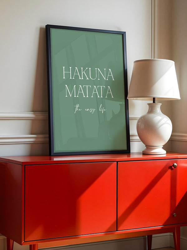 Hakuna Matata Minimalistisch Grün