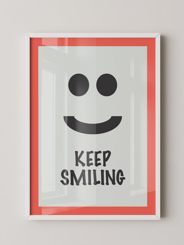 Smiley Gesicht minimalistisch