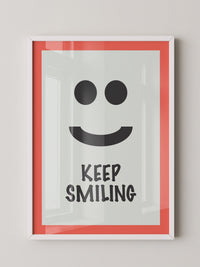 Smiley Gesicht minimalistisch