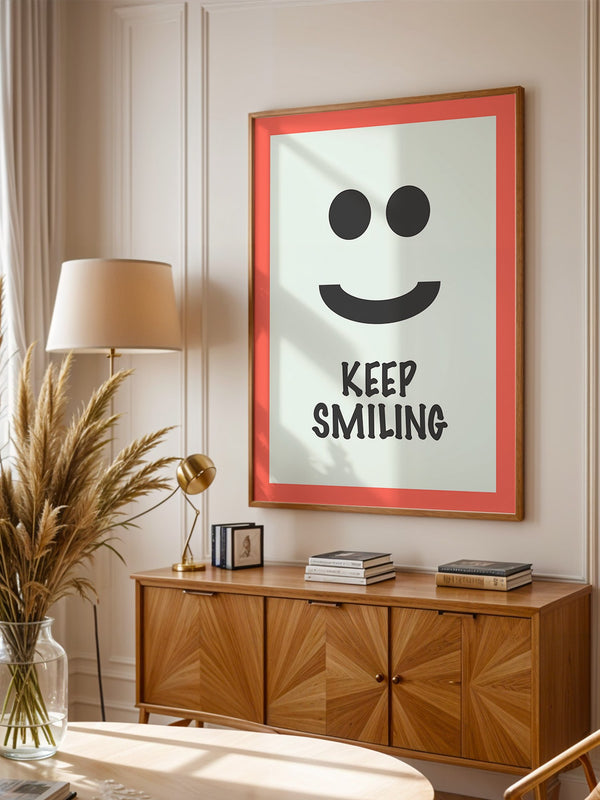 Smiley Gesicht minimalistisch