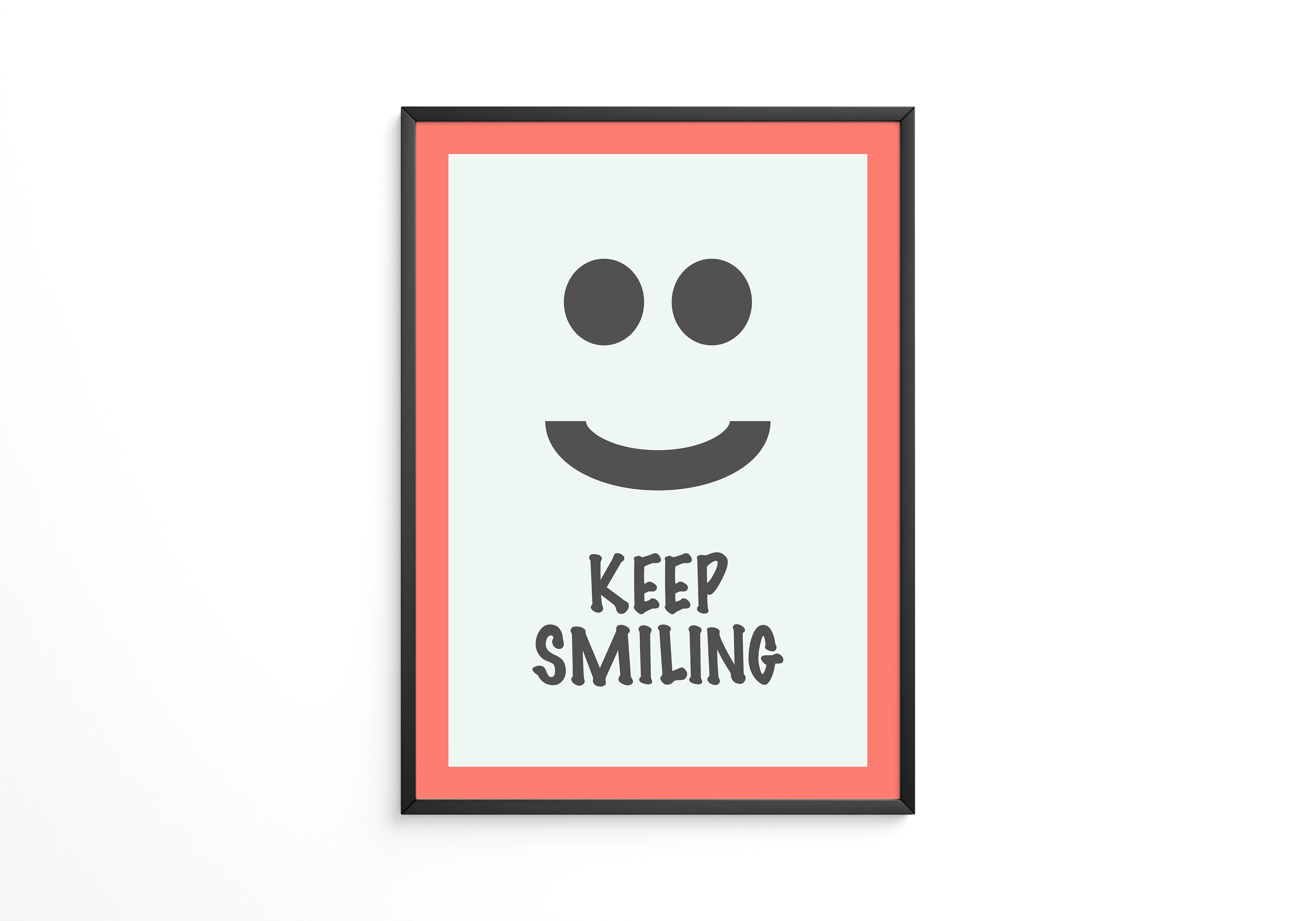 Smiley Gesicht minimalistisch