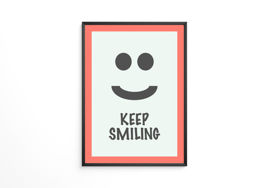 Smiley Gesicht minimalistisch