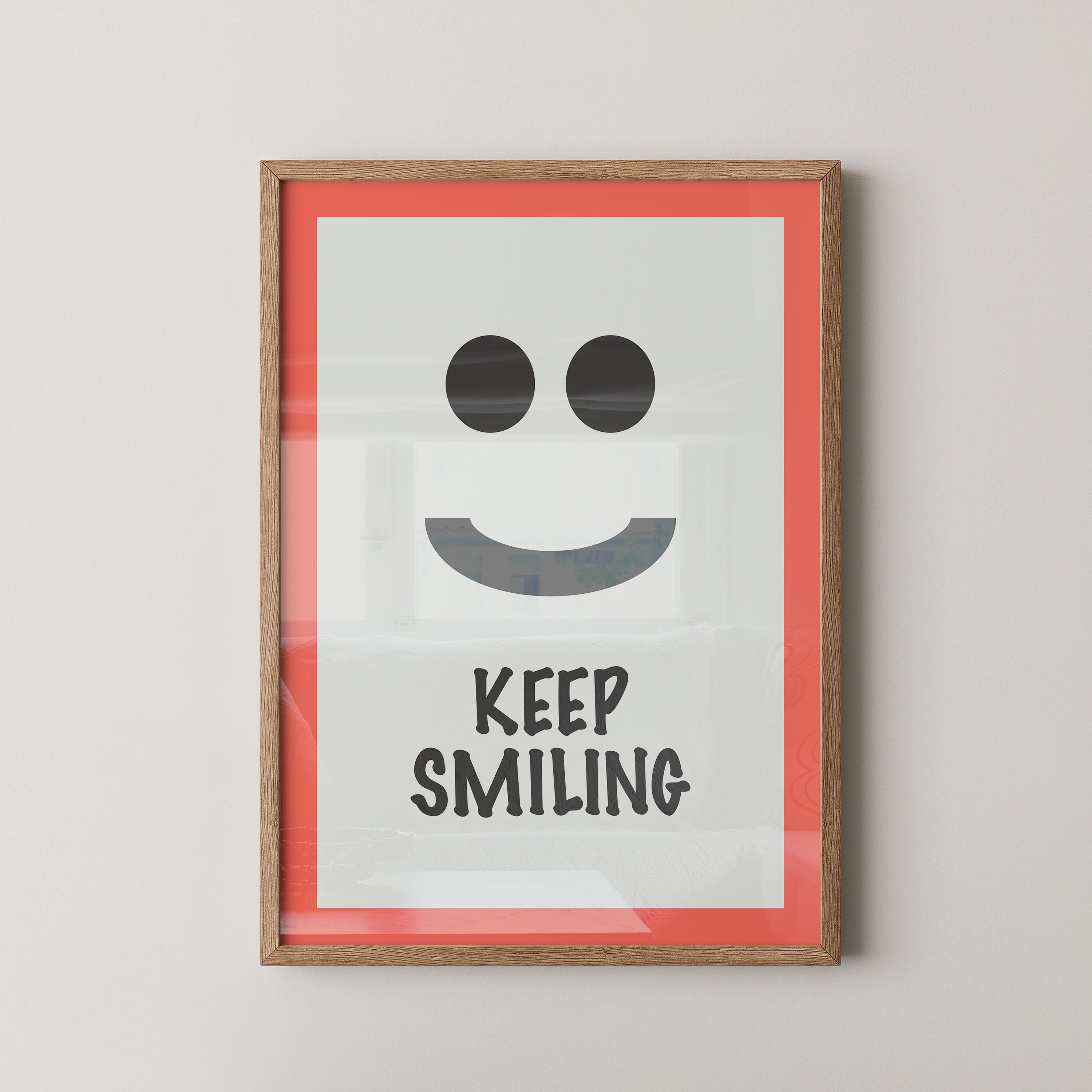 Smiley Gesicht minimalistisch