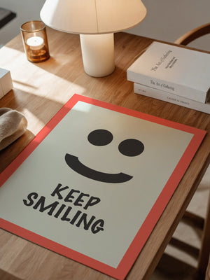Smiley Gesicht minimalistisch