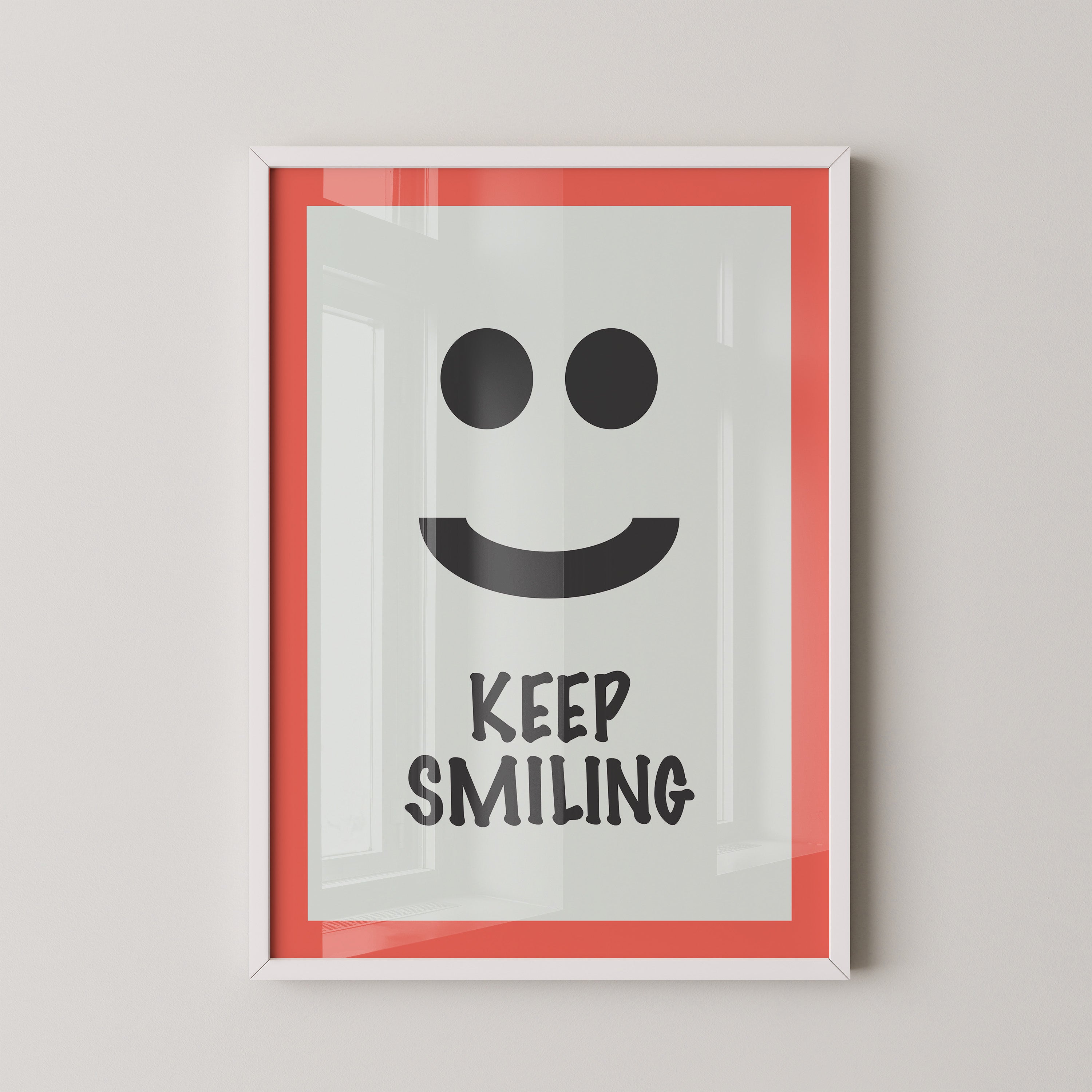 Smiley Gesicht minimalistisch