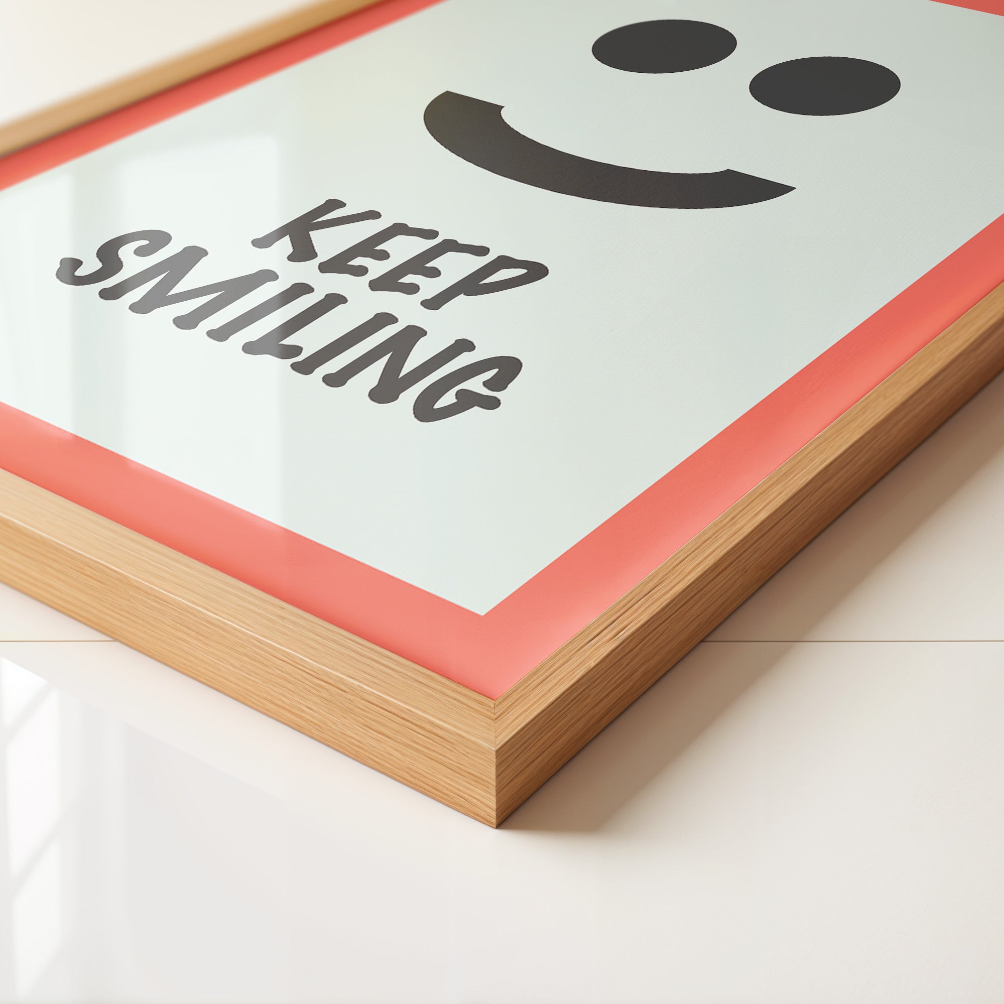 Smiley Gesicht minimalistisch