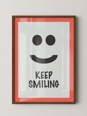 Smiley Gesicht minimalistisch