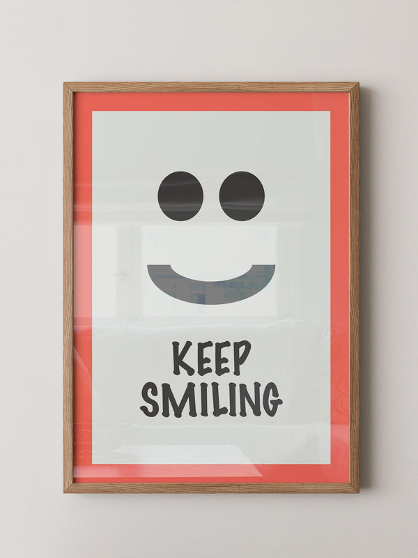 Smiley Gesicht minimalistisch