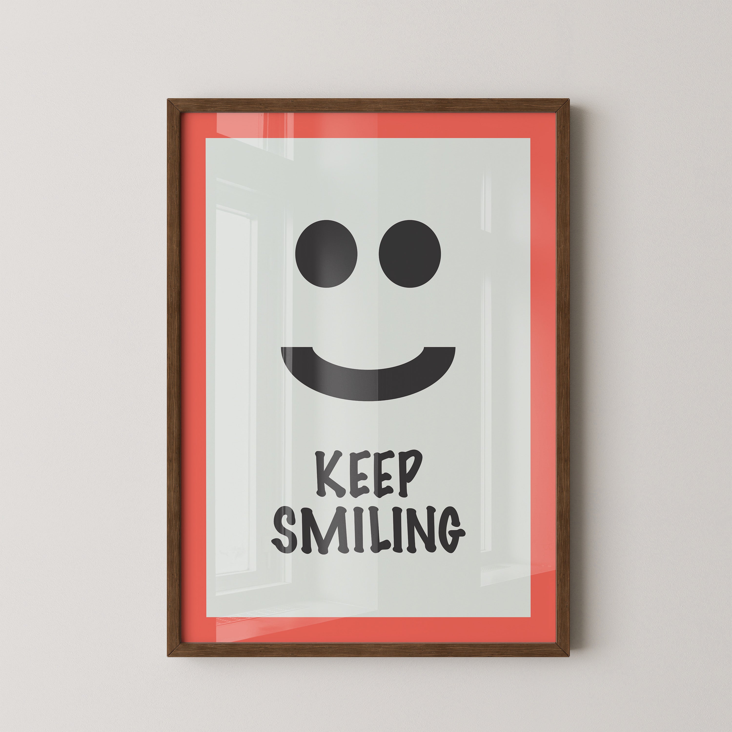 Smiley Gesicht minimalistisch