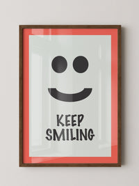 Smiley Gesicht minimalistisch