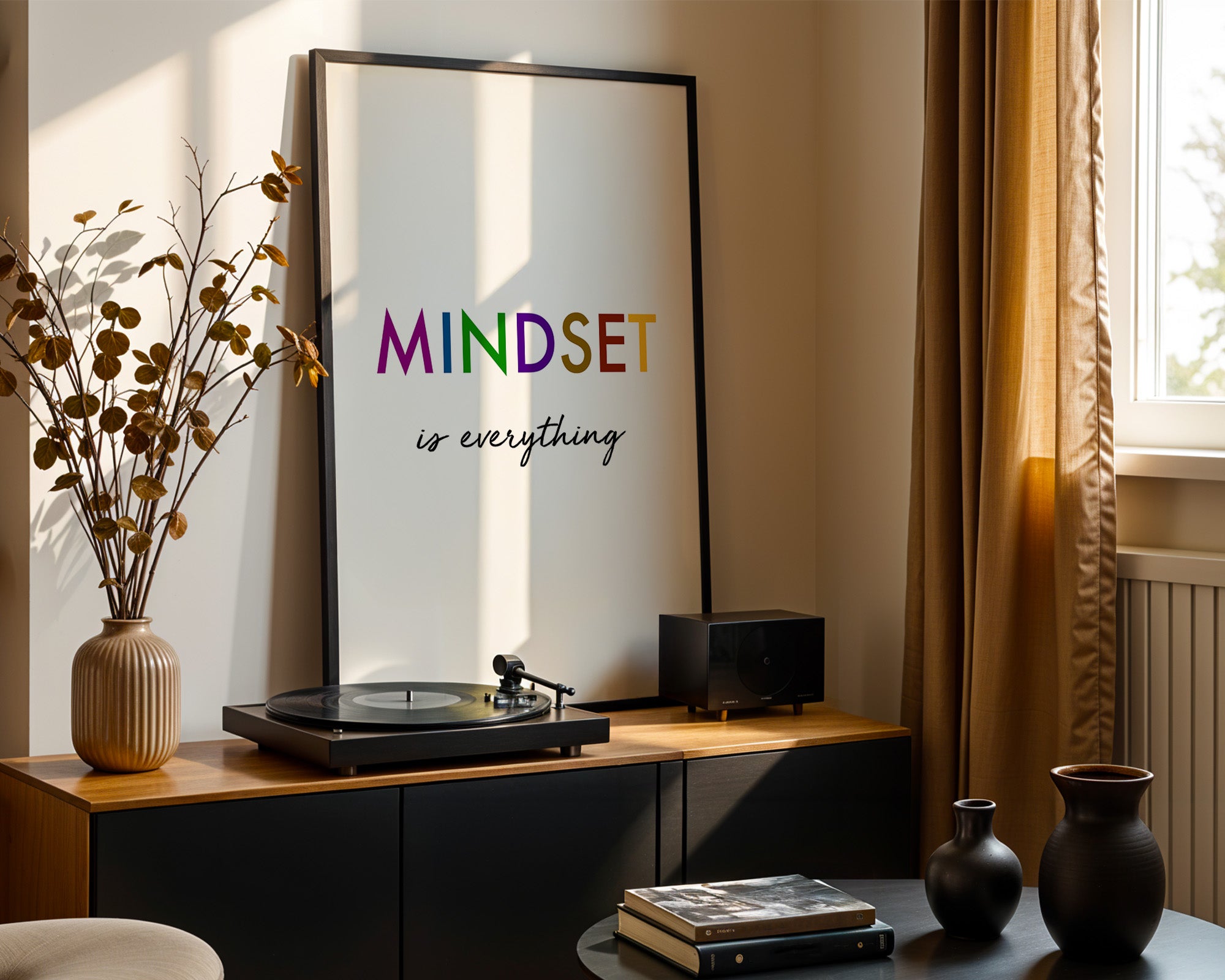 Mindset Bunt Schriftzug