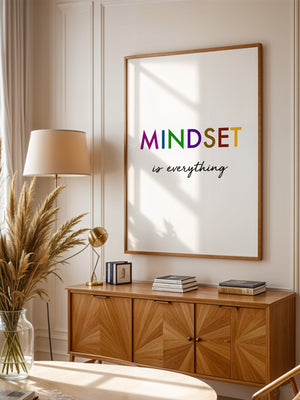 Mindset Bunt Schriftzug