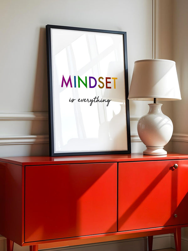 Mindset Bunt Schriftzug