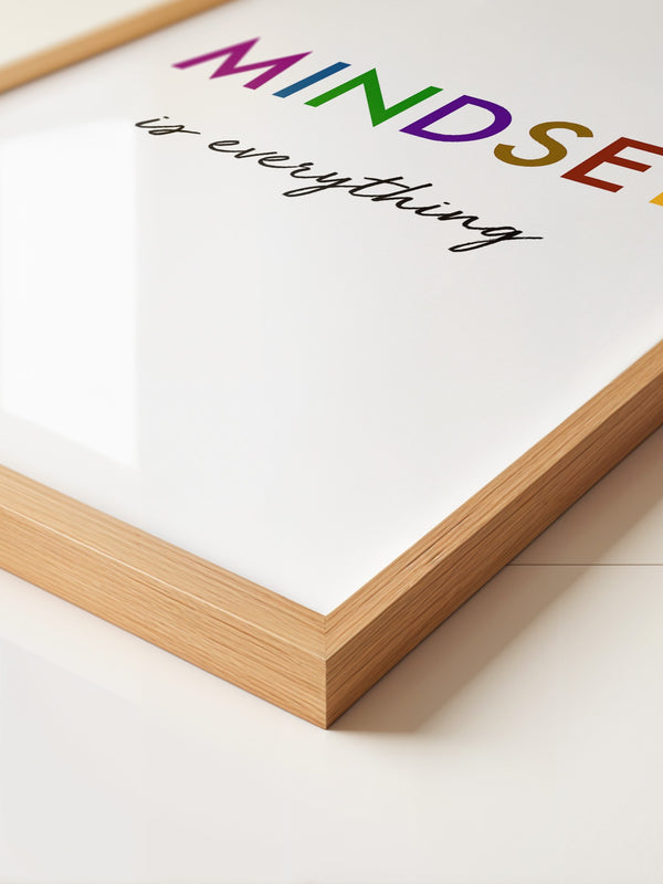 Mindset Bunt Schriftzug
