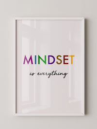 Mindset Bunt Schriftzug